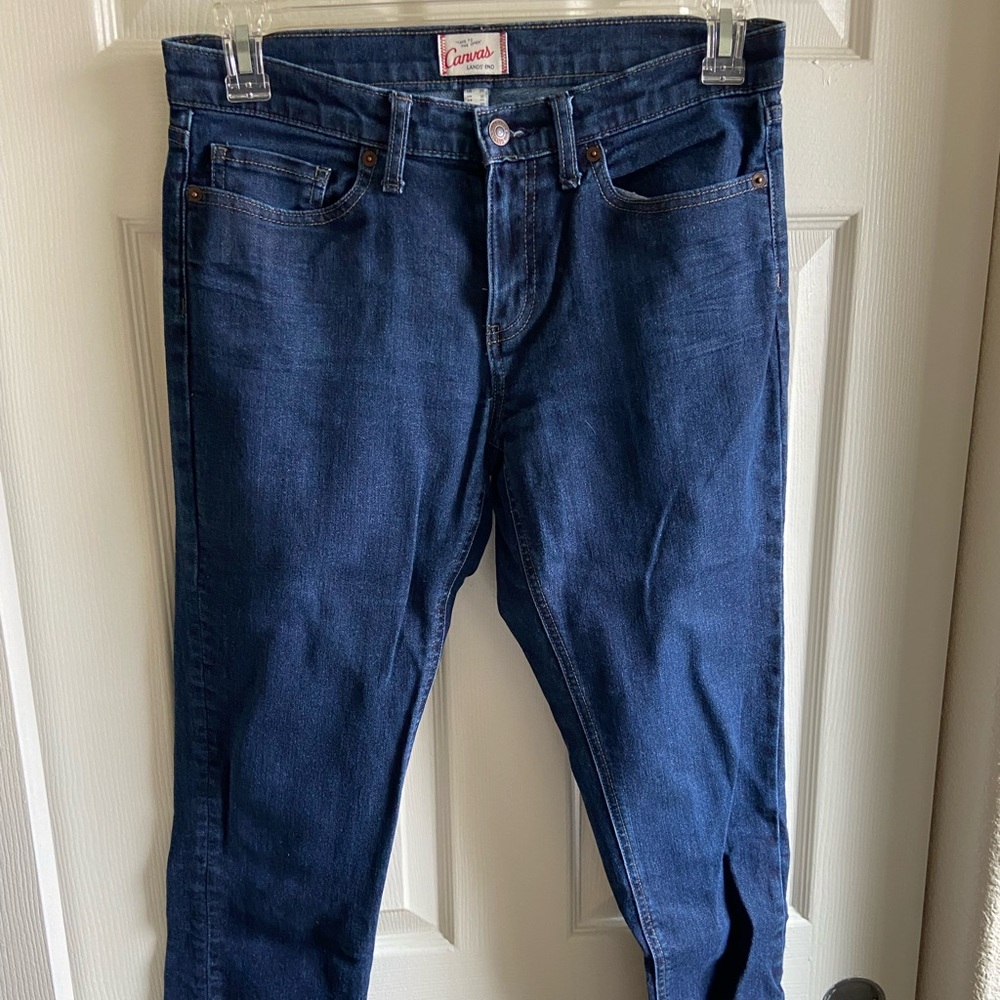 Size 29 Lands’ End Canvas skinny Jean